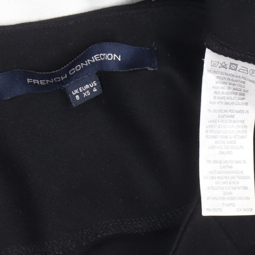 French Connection Women’s Black Shift Dress Size 8 3/4 Sleeve Workwear