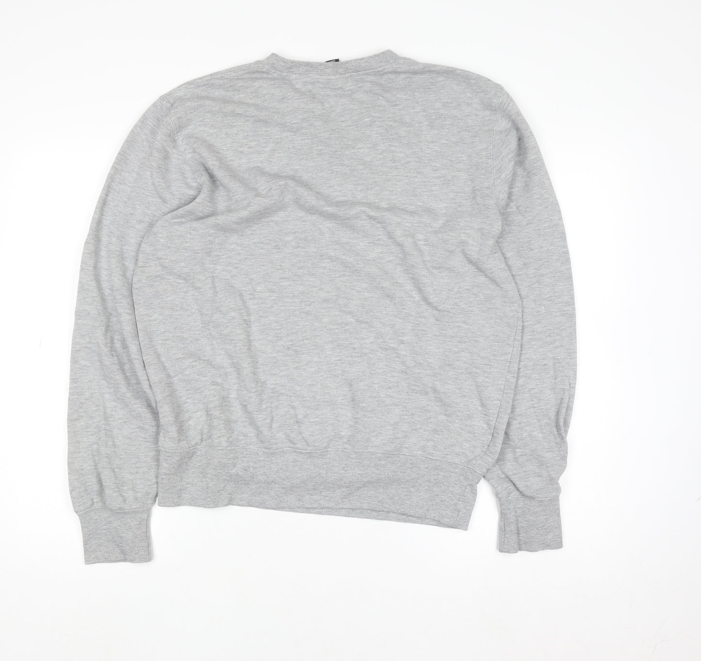 New Balance Men's Grey Crew Neck Pullover Sweatshirt Size M