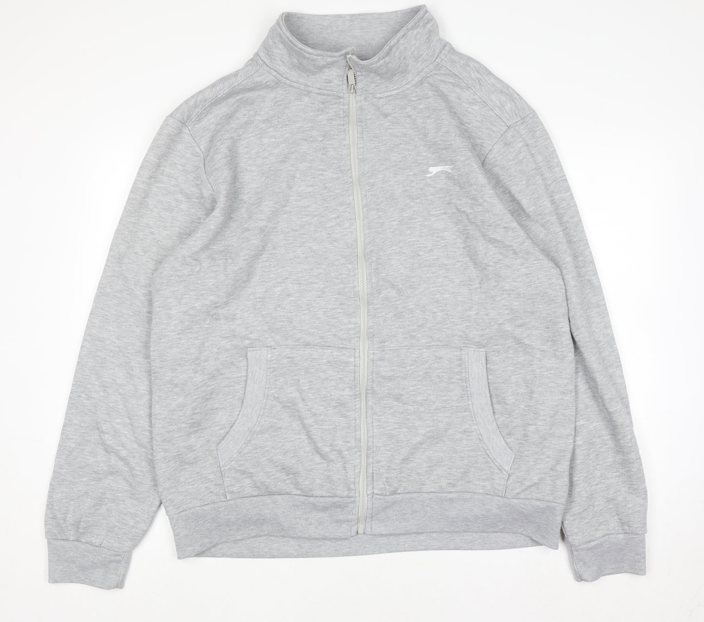 Slazenger Men's Grey 2XL Full Zip Sweatshirt Jacket