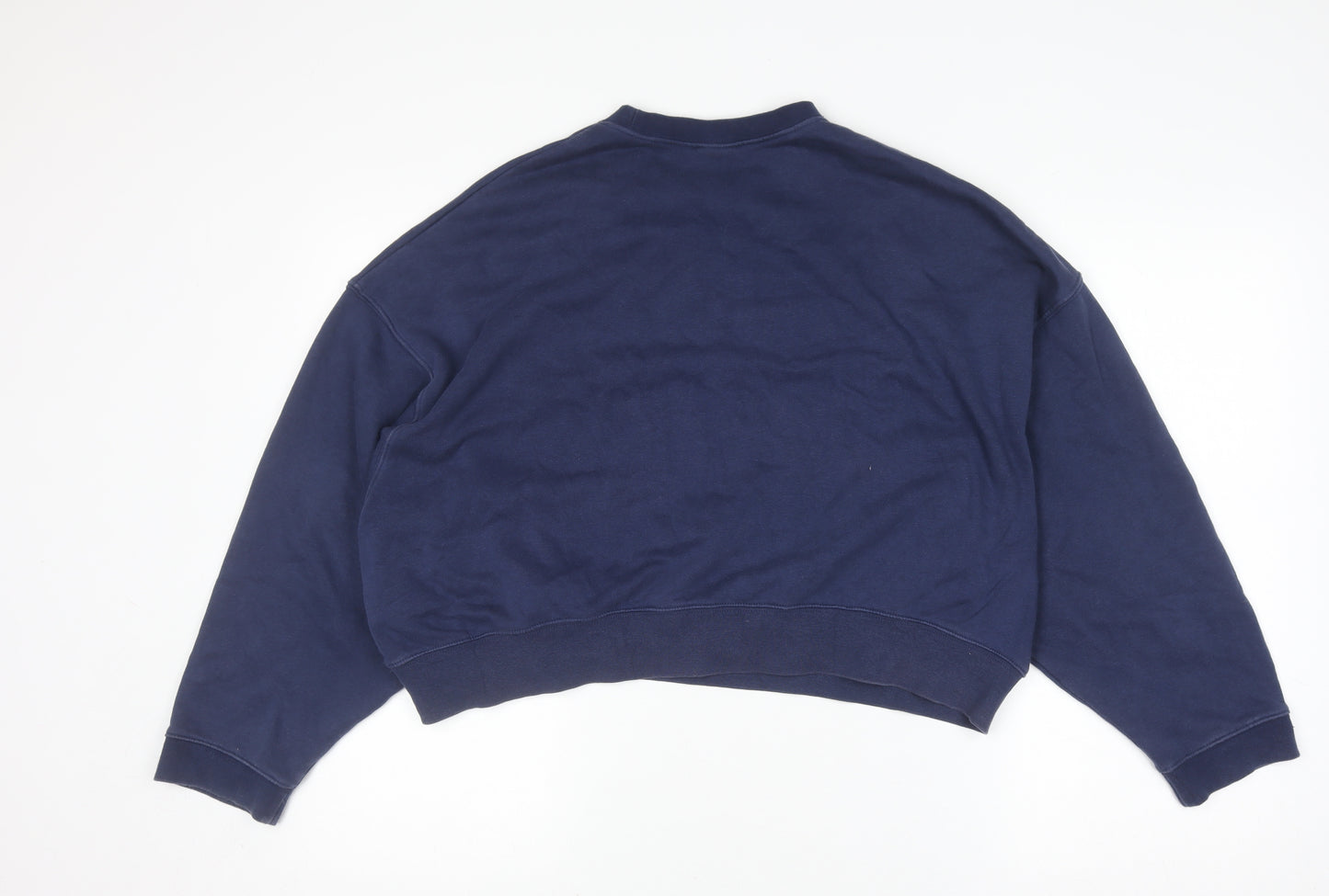 Nike Women's Navy Blue XL Pullover Sweatshirt Crew Neck Logo 1972