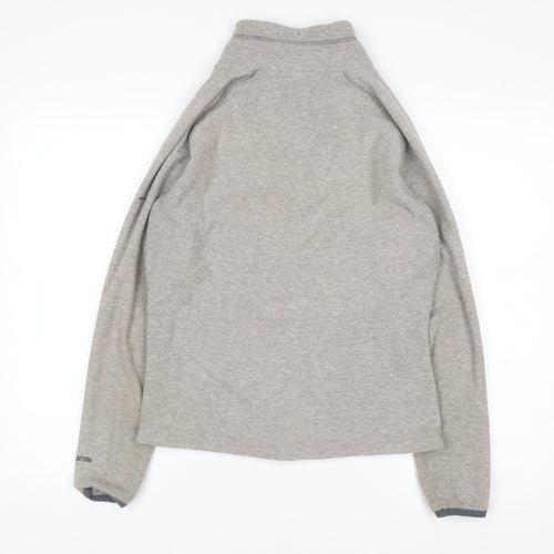 Trespass Women’s Grey Full Zip Hoodie Size UK 10 Polyester Fleece