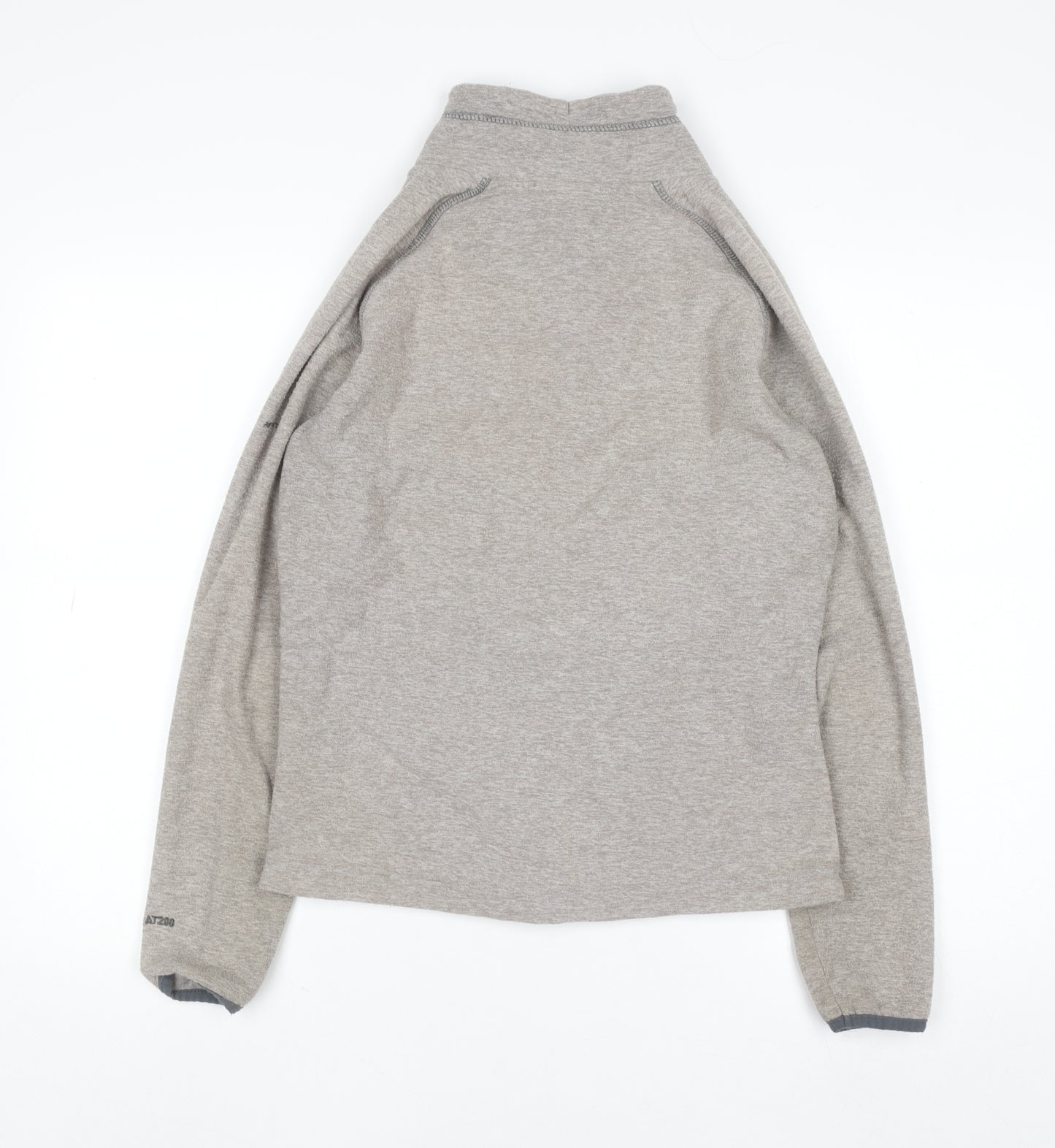Trespass Women’s Grey Full Zip Hoodie Size UK 10 Polyester Fleece