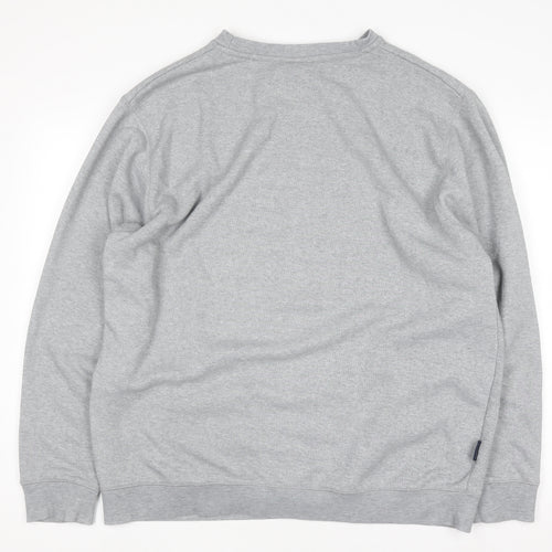 Slazenger Men's Grey XL Pullover Crew Neck Fleece Sweatshirt
