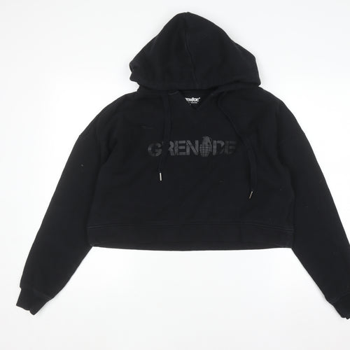 Grenade Women Black Small Pullover Hoodie Tactical Training Print