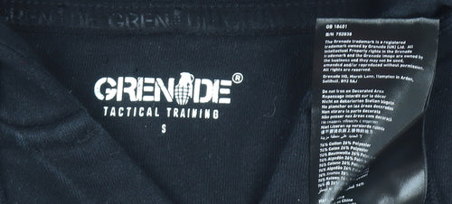 Grenade Women Black Small Pullover Hoodie Tactical Training Print