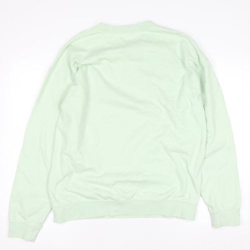 River Island Womens Mint Green Pullover Sweatshirt Size S Relaxed Fit