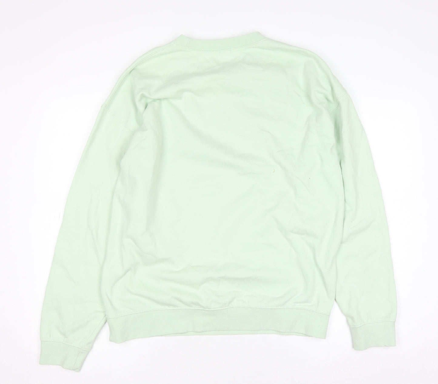River Island Womens Mint Green Pullover Sweatshirt Size S Relaxed Fit
