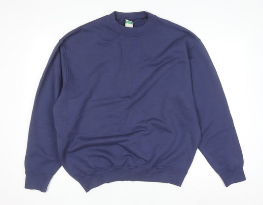 United Colors of Benetton Men’s Blue L Pullover Sweatshirt