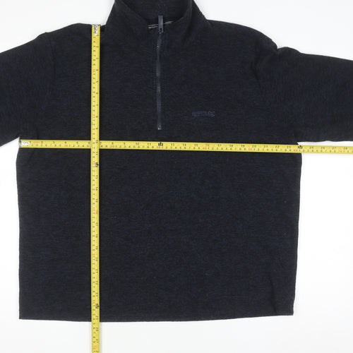 Regatta Men's Black XL Fleece 1/2 Zip Pullover Sweatshirt