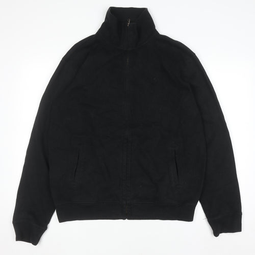Kangol Men’s Black Full Zip Fleece Sweatshirt L