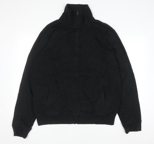 Kangol Men’s Black Full Zip Fleece Sweatshirt L