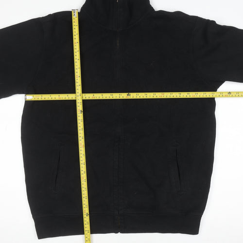 Kangol Men’s Black Full Zip Fleece Sweatshirt L