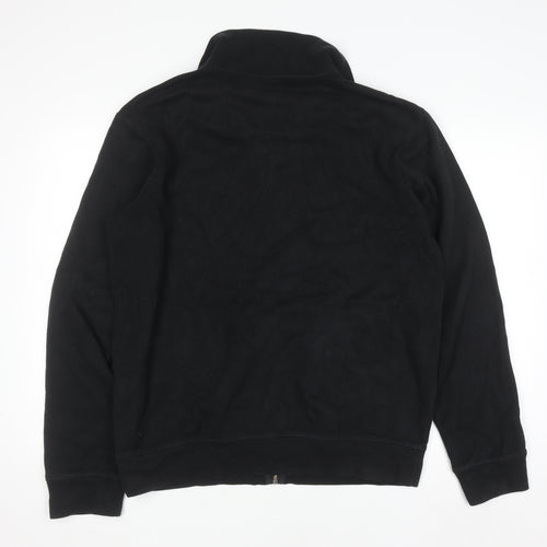 Kangol Men’s Black Full Zip Fleece Sweatshirt L