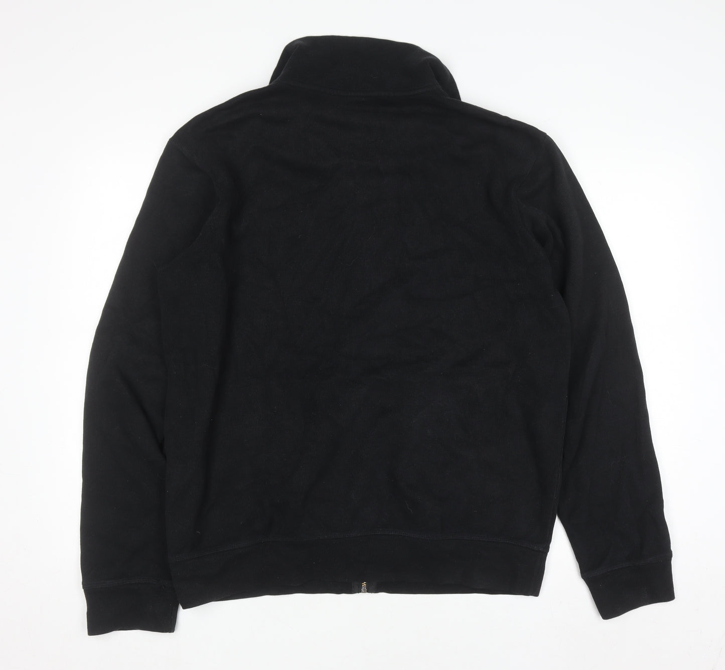 Kangol Men’s Black Full Zip Fleece Sweatshirt L