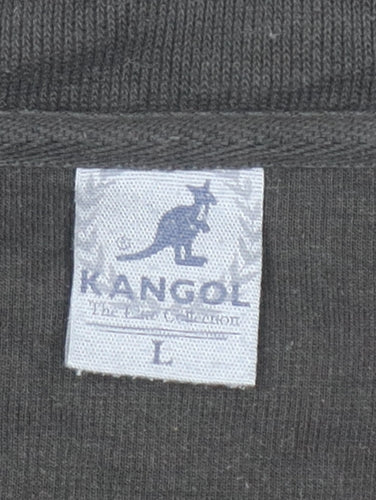 Kangol Men’s Black Full Zip Fleece Sweatshirt L