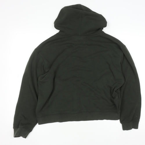 MSCH Copenhagen Women Green M/L Pullover Hoodie Cotton Blend
