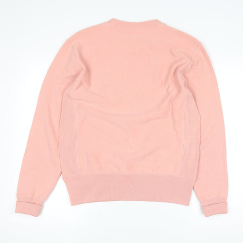 Champion Womens Pink Crew Neck Reverse Weave Sweatshirt Medium