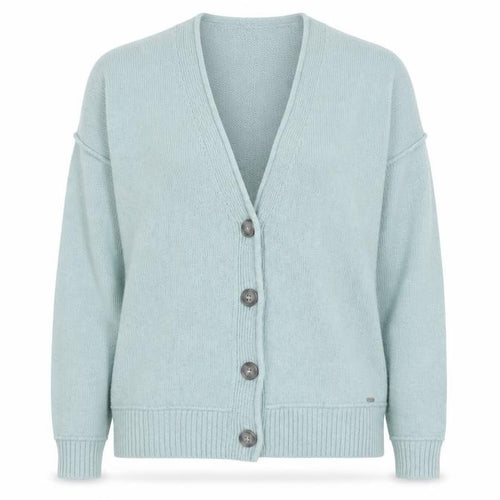 Hollister Women Green XS Button V-Neck Knit Cardigan Jumper