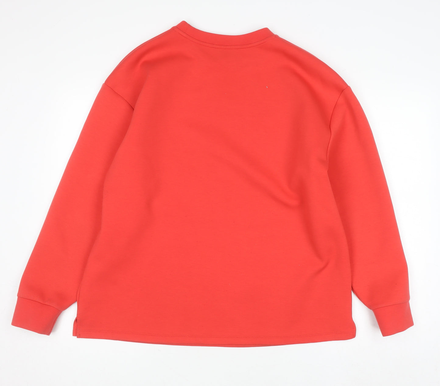 Marks and Spencer Women Red Crew Neck Long Sleeve Pullover Sweatshirt Size 16