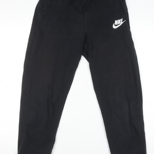 Nike Black Jogger Sweatpants Women XL 158-170cm Cotton Blend Comfort Fit
