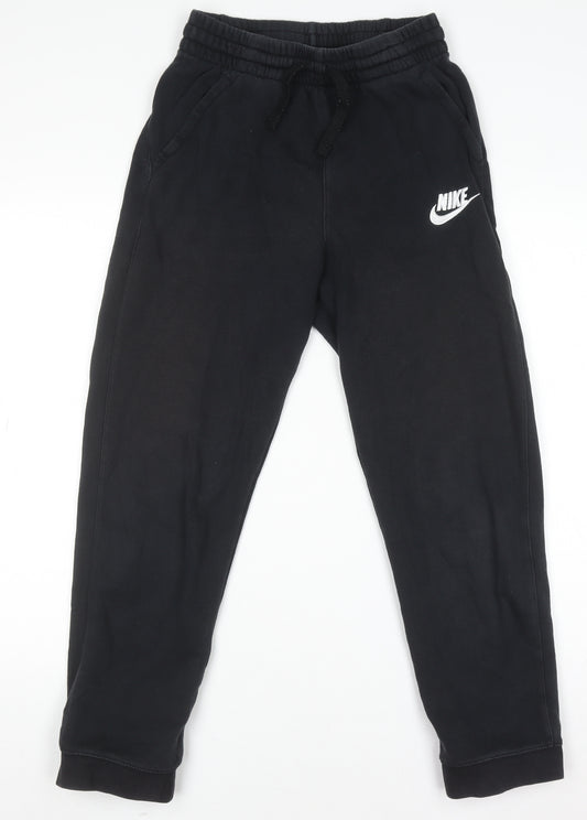 Nike Black Jogger Sweatpants Women XL 158-170cm Cotton Blend Comfort Fit