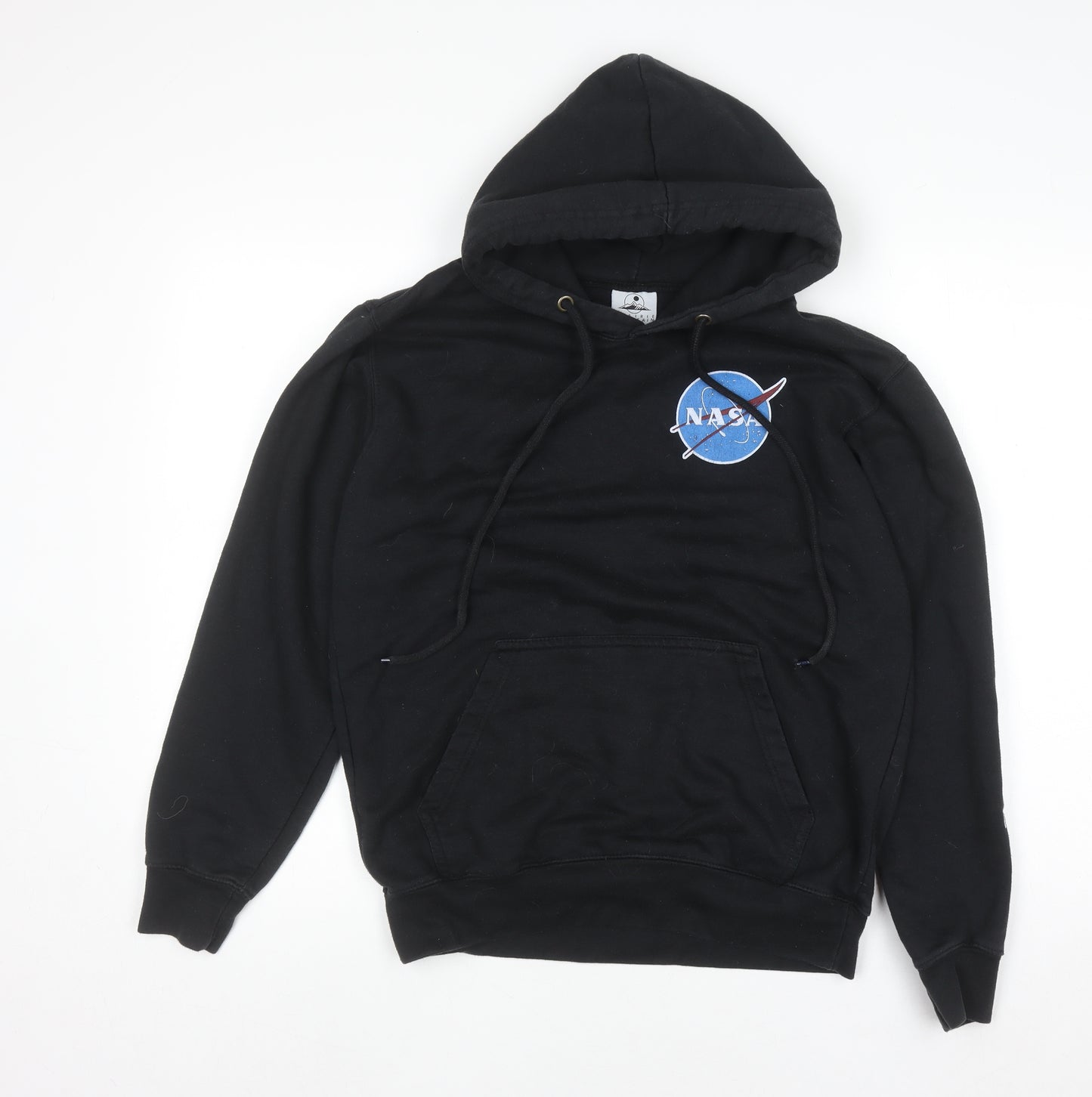Prairie Mountain Men's Black NASA Pullover Hoodie Size S