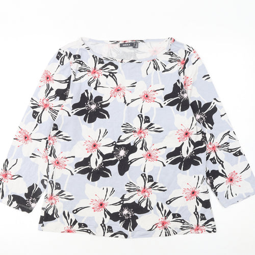 Mexx Womens Multicoloured Floral Viscose Long Sleeve Blouse Size 2XL