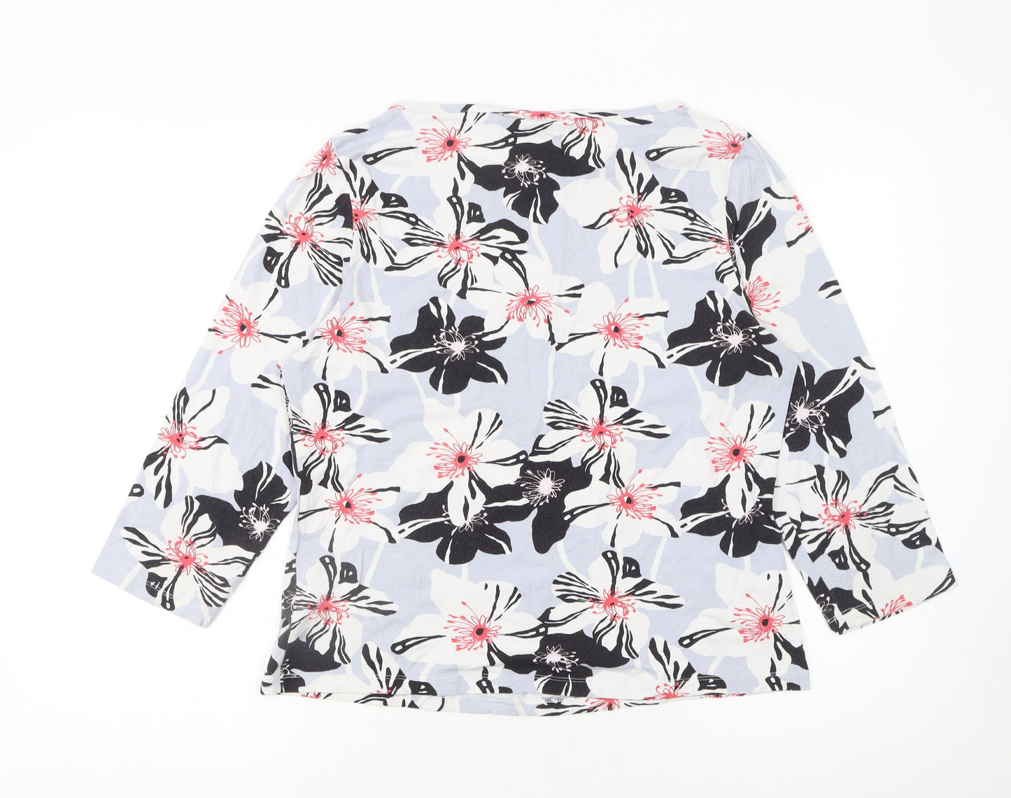 Mexx Womens Multicoloured Floral Viscose Long Sleeve Blouse Size 2XL