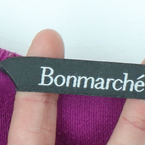 Bonmarché Women's Purple Rhinestone Pullover Jumper Size M