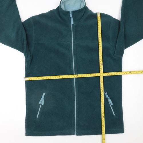 Bonmarché Women's Green Fleece Full Zip Jacket Size M