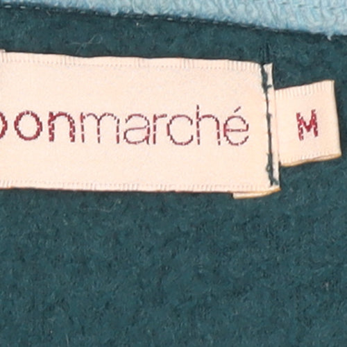 Bonmarché Women's Green Fleece Full Zip Jacket Size M