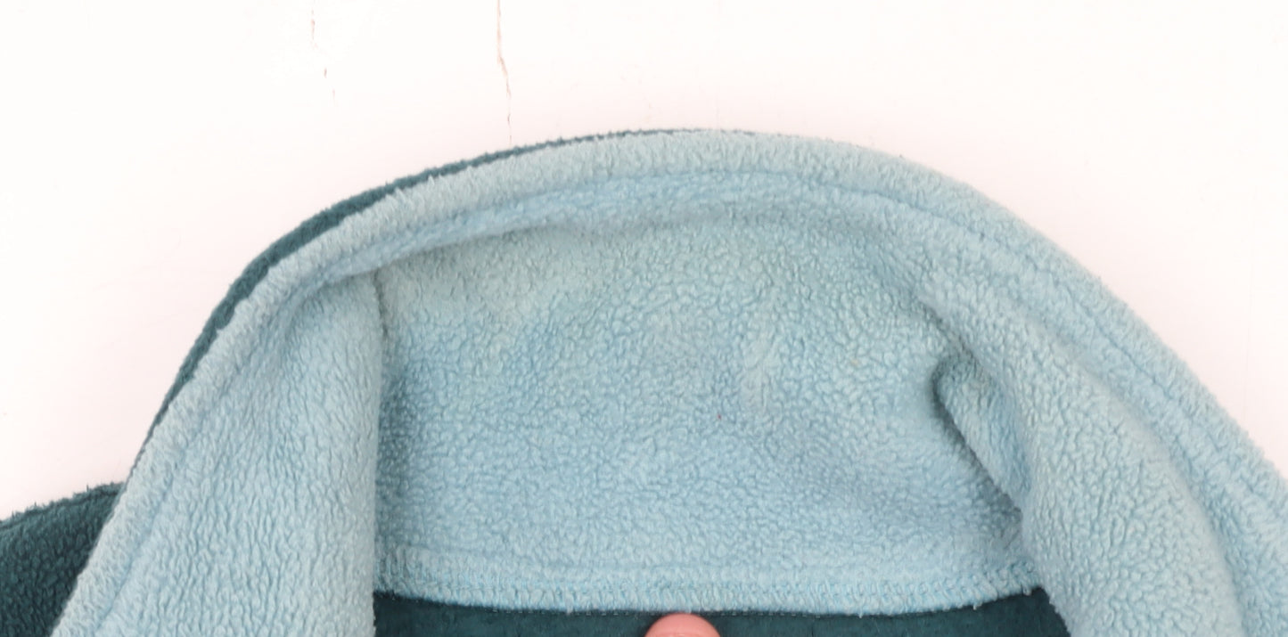 Bonmarché Women's Green Fleece Full Zip Jacket Size M