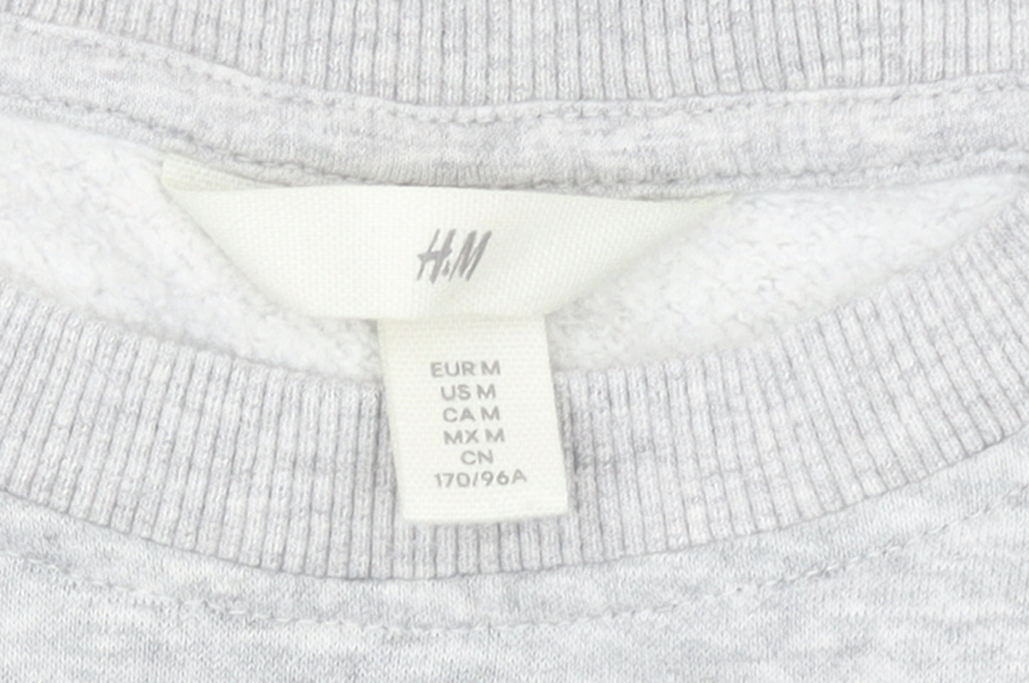 H&M Womens Grey Paris Graphic Sweatshirt Size 12 Regular Fit