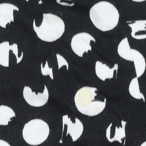 David Nieper Women’s Black Polka Dot Wrap Dress Size 16 Viscose Elastane