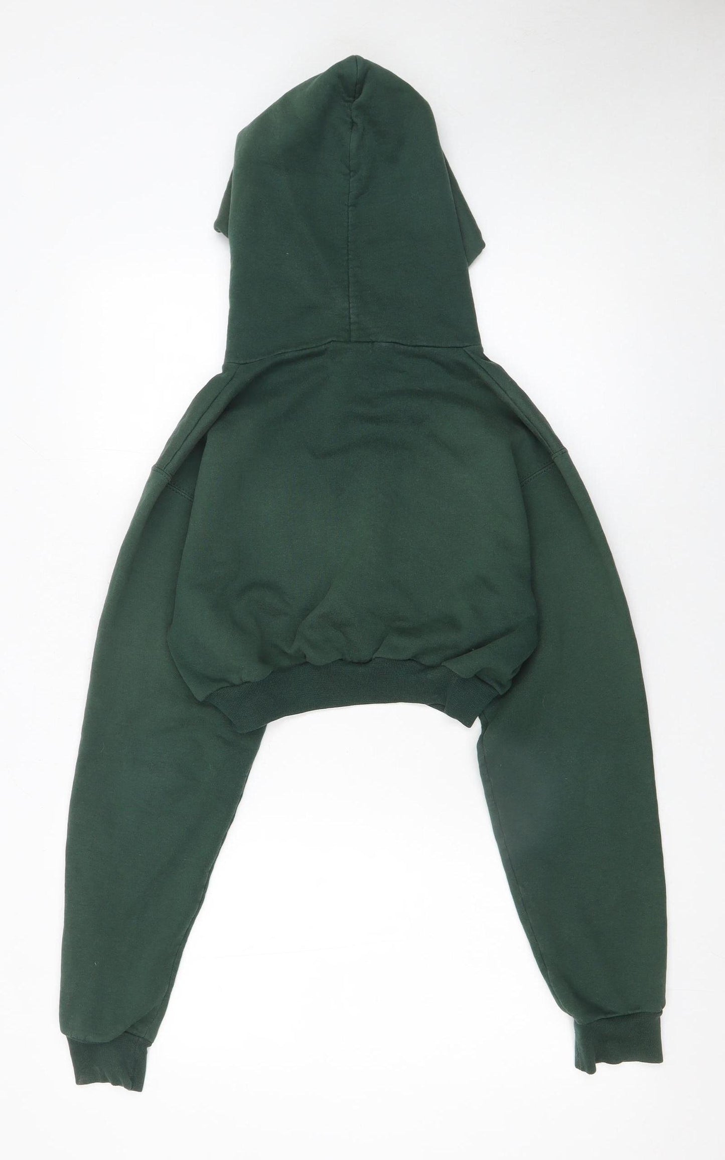 Champion Women’s Green Cal Poly Cropped Hoodie Size S