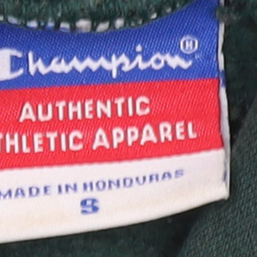 Champion Women’s Green Cal Poly Cropped Hoodie Size S