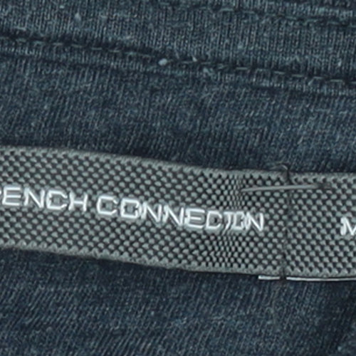 French Connection Men's Grey Short Sleeve Polo Shirt Size M