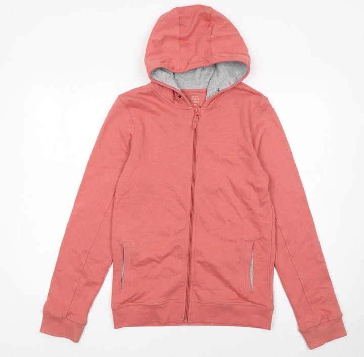 John Lewis Girls Pink Full Zip Cotton Hoodie – 14 Years