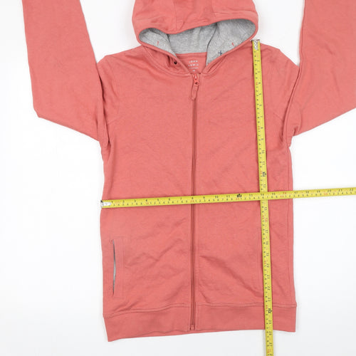 John Lewis Girls Pink Full Zip Cotton Hoodie – 14 Years