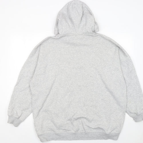 Disney Women Grey Mickey Mouse Pullover Hoodie Size Small