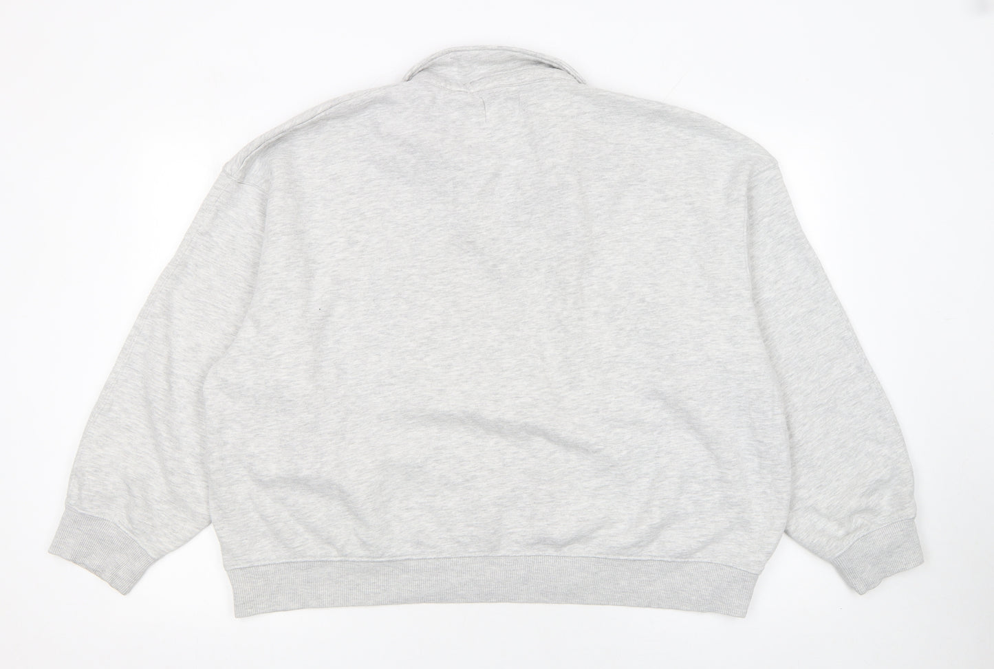 Next Women’s Grey Collared Sweatshirt XL Cotton Blend Pullover