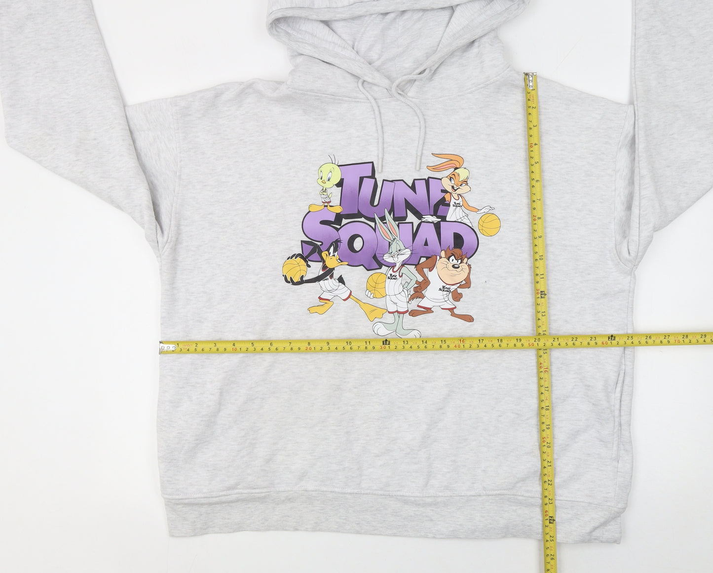 Space Jam A New Legacy Women’s Grey XL Pullover Hoodie Bugs Bunny Tune Squad