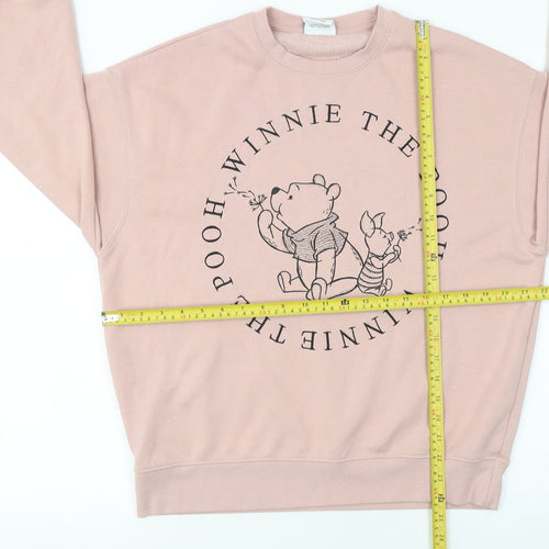 Primark Disney Womens Pink Winnie the Pooh XS Pullover Sweatshirt