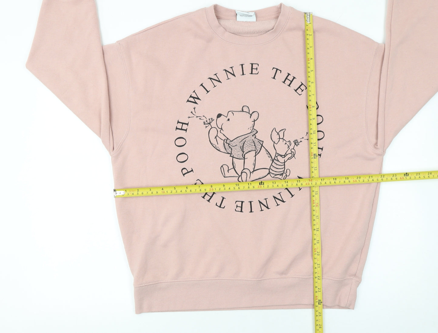 Primark Disney Womens Pink Winnie the Pooh XS Pullover Sweatshirt