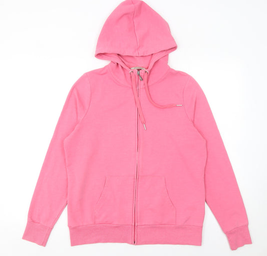 Marks and Spencer Womens Pink Size 14 Full Zip Hoodie