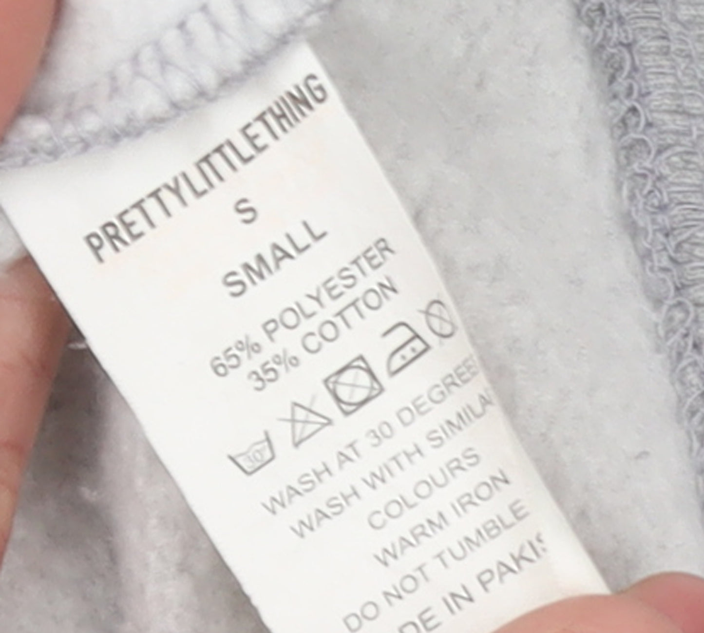 PrettyLittleThing Women Grey Full Zip Hoodie Small