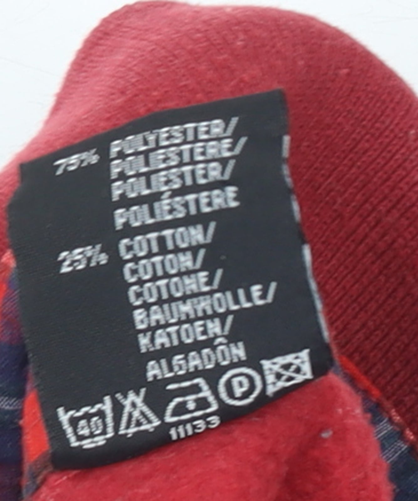 C&A Men's Red XL Long Sleeve Collared Polo Sweatshirt