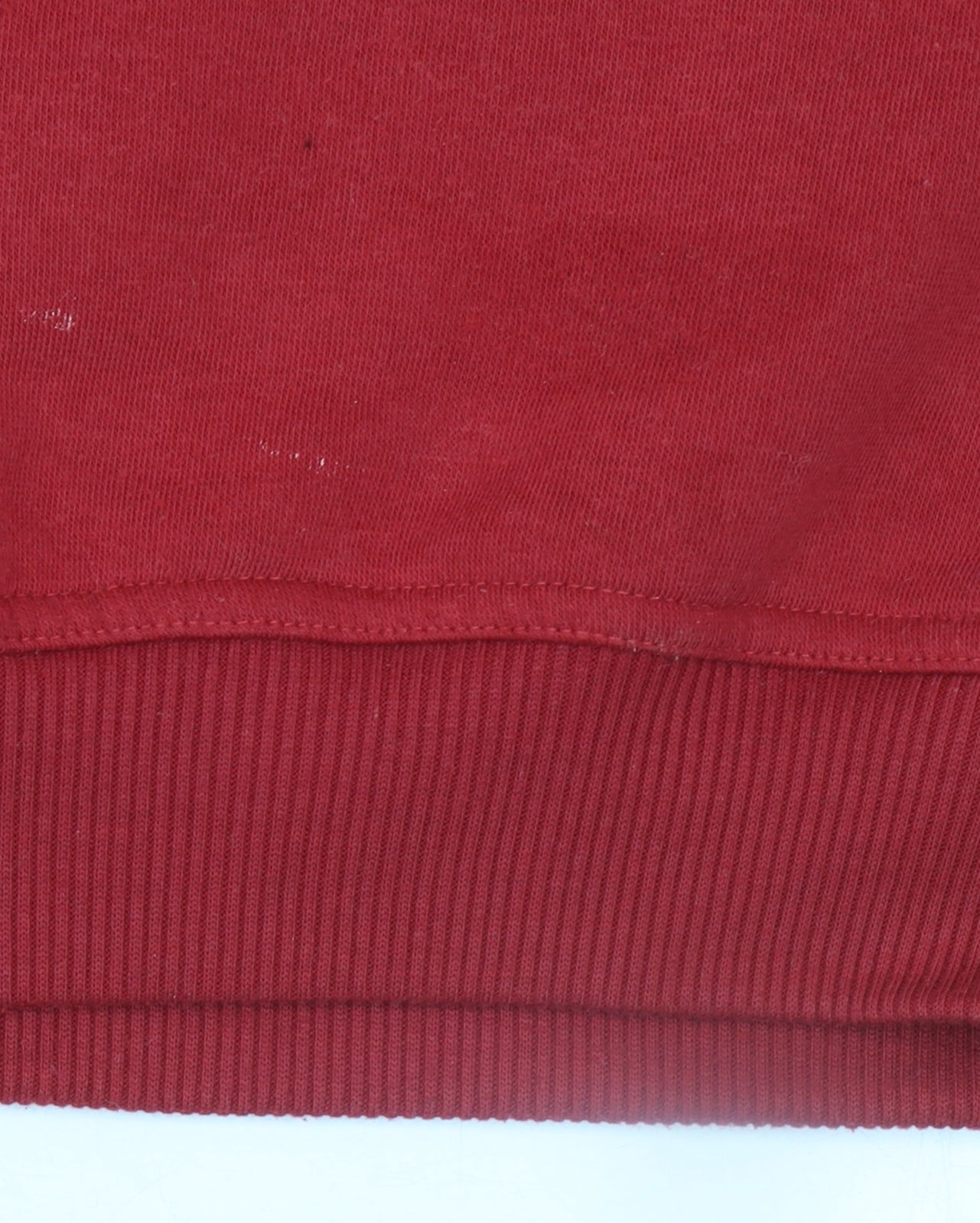 C&A Men's Red XL Long Sleeve Collared Polo Sweatshirt