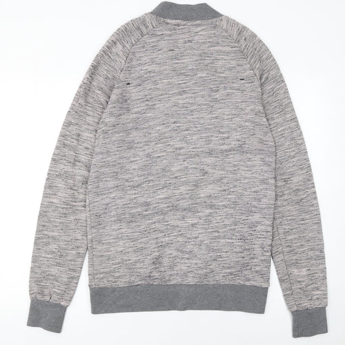 Criminal Damage Men's Grey Full Zip Sweatshirt Size M