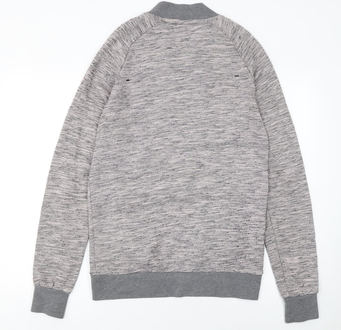 Criminal Damage Men's Grey Full Zip Sweatshirt Size M